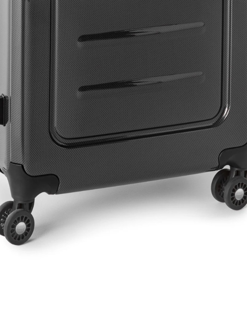 Suitcase Large NEW Black Hard-Shell Luggage 29" Exp. Hardside Spinner - Picture 4 of 10